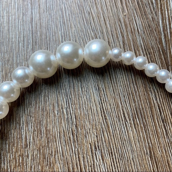 NEW Pearl Bridal Bride Headband Headpiece Boho main image 5